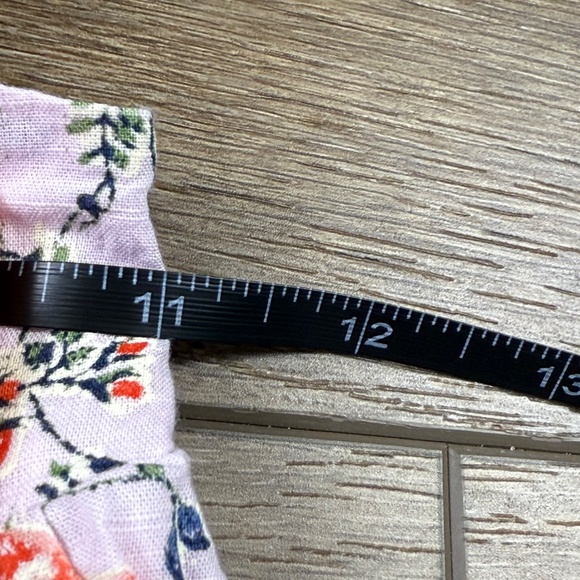 Nordstrom Girls Floral Sundress Lavender Sleeveless Ruffle Size 6 Back to School - Picture 3 of 10